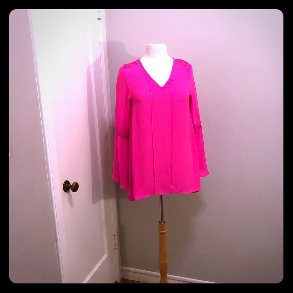 NWOT hot pink swing blouse
